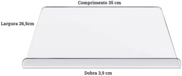 Tábua Acrílica - Gastronomia